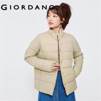ราคา Giordanoผู้หญิง เสื้อคอตตอนคอตั้งเปิดปุ่มสีทึบ Free Shipping 05372712 (16371904707)