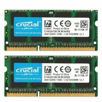 ราคา 8GB 2x 4GB DDR3 PC3 8500 1066MHz Notebook SODIMM RAM Memory For Apple Dell (7024586717)