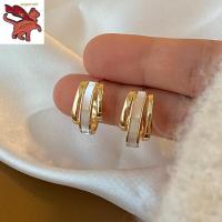 ราคา ต่างหูสตั๊ดเงิน 925 ของแท้ 100 สแตนเลส 18k สีทอง ต่างหูมุกสีขาวสําหรับผู้หญิง เครื่องประดับที่ละเอียดอ่อนหรูหราของเกาหลี ของขวัญวันเกิด (20980082231)