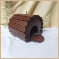 ราคา บ้านนก ไม้ระแนง บ้านชูก้า บ้านสัตว์เล็ก ทำจากไม้สักงานอาร์ตมาก บ้านนก กรงนก ที่นอนนก รังนก (17193706543)