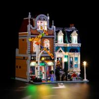 ราคา LEGO Assembling Street View Buildings 10312 Jazz Club Pizza Shop 10255 Assembly Square High Difficulty Adult Building Blocks (20709718165)
