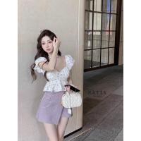 ราคา NATTA BRAND NT022 ชุดเซต 2 ชิ้น เสื้อแขนจั๊มตุ๊กตางานผ้าลูกไม้ แมทช์กับ กระโปรงกางเกง (20699601199)