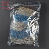ราคา 1W Metal Film Resistor Set Component Package 500 50 Resistance Values 1 Ohm 1M Ohms and 1000 100 Resistance Values 1 Ohm 1M Ohms High quality Resistor Set (20849658647)