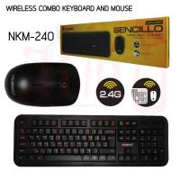 ราคา ชุดคีย์บอร์ด เมาส์ ไร้สาย nubwo nkm 240 (614630933)