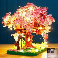 ราคา Sakura Tree House Building Blocks Compatible With Lego Girl Series Castle Bouquet Assembled Adult Valentines Day Gift Toy SEP (20496483362)