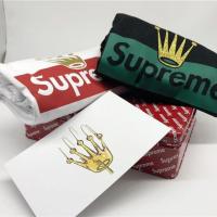 ราคา Supremeพิเศษเสื้อยืดแขนสั้นคอกลมสำหรับทั้งหญิงและชายแบรนด์ Supreme Supreme เสื้อยืดกล่องเหล็กมงกุฎ LOGO Huruf แขนครึ่งฤดูร้อนเสื้อยืดคู่รัก (20473840336)