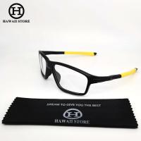 ราคา Hawaii OX8076 OX8080 Crosslink ศูนย์เปลี่ยนสายตาสั้นแว่นตาเลนส์เปลี่ยนได้กีฬากรอบแว่นสายตากรอบใสสีเทา (12111581223)