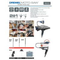 ราคา DREMEL แท่นฉลุ MOTO SAW รุ่น MS20 1 5 F013MS20JA พร้อม ใบเลื่อย เครื่องมือช่าง รับประกัน (20689953226)
