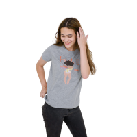 ราคา ELLE Boutique เสื้อยืดสตรีคอกลม แขนสั้น สกรีนลาย ELLE LIMITED EDITIONS W3K563 (15603665771)