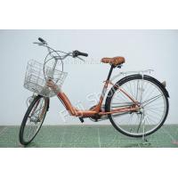 ราคา จักรยานแม่บ้านญี่ปุ่น ล้อ 22 26 นิ้ว มีเกียร์ สีส้ม จักรยานมือสอง (19579658172)