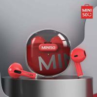 ราคา MINISO M01 Bluetooth Earphone 9D HIFI Sound Sport Waterproof TWS Wireless Headphones Bluetooth 5 3 With Charging Box Mic Support Call Video IOS Android Universal (19083083405)