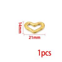 ราคา จี้กลวงรูปหัวใจสแตนเลส DIY อุปกรณ์เสริมจิวเวลรี่ทอง18K เสน่ห์เล็กๆ (21313537676)