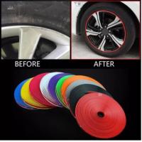 ราคา ยางกันขอบล้อแม็ก เส้นแต่งขอบล้อ ยางแต่งกันรอยล้อแม็กซ์ สีแดง RED 1ม้วน ความประมาน8เมตร (14344689844)