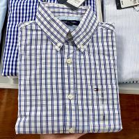 ราคา ซื้อ Tommy Tommy Hilfiger เสื้อผ้าฝ้าย Oxford แขนยาวเสื้อเชิ้ตมีลายแท้ซื้อเสื้อผ้าผู้ชาย (9760244133)
