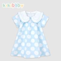 ราคา 90 130 เดรสพร้อมส่ง เดรสสีฟ้า ลายจุด แขนพอง ชุดกระโปรง คอบัว เสื้อผ้าเด็ก เดรสยาว สีขาว เสื้อผ้าเด็ก สาวเกาหลี KP0177 (21236068753)