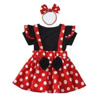 ราคา DISNEY ชุดมินนี่เมาส์สำหรับเด็กทารกเค้ก Smash Tutu ตาข่าย Polka Dot เด็กวัยหัดเดินทารกงานเลี้ยงวันเกิด Frock เด็ก Mickey คอสเพลย์ (20575836688)
