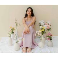 ราคา FEMINITA alice dress เดรสเว้าเอว เดรสยาว เดรสไปทะเล เดรสคล้องคอ ชุดเดรส (18432615997)