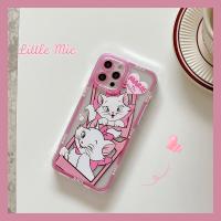 ราคา การ์ตูน Marie Cats เคสโทรศัพท์แมวสำหรับ Appleเคสโทรศัพท์ TPU เนื้อนิ่มใสสำหรับ iPhone 13 11 12 Pro Max X Xs Max Xr 7 8 Plus (12515945766)