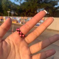 ราคา แหวนลูกปัดลายตาราง แหวนลูกปัด แหวนน่ารักๆ แหวนลูกปัดเท่ๆ แหวนเท่ๆ แหวนคู่ แหวนเกาหลี (12784388408)