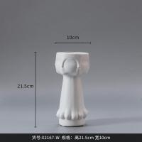ราคา แจกันเซรามิกตกแต่งเคลือบสีขาวสำหรับตกแต่งบ้านและห้องนั่งเล่นสไตล์จีน (19728886109)