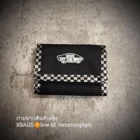 ราคา Vans Wallet3F แต่งขอบผ้าลายสก็อต ผ้าหนา ช่องเยอะ โลโก้นูน มีช่องใส่เหรียญ (18920535985)