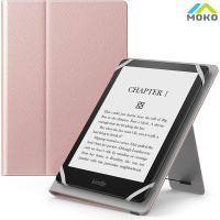 ราคา MoKo Universal Case สำหรับ6 6 8 7 Kindle EReaders Fire Tablet Kindle Kobo Voyaga Lenovo Sony Kindle E Book แท็บเล็ตน้ำหนักเบา PU หนัง Folio Shell Cover Caseพร้อมสายคล้องมือ ขาตั้ง (15411038189)