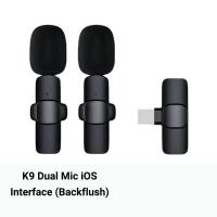 ราคา COD Wireless lavalier Microphone ไมโครโฟนไร้สายแบบพกพาใช้สําหรับ ios Type C ไมค์ไร้สายหนีบเสื้อ ไมค์หนีบปกเสื้อ ไมค์หนีบปกเสื้อขนาดพกพา ไมค์สำหรับไลฟ์สด บันทึกวีดีโอ มโครโฟนหนีบปกเสื้อไร้สาย (18260597
