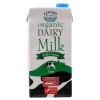 ราคา Living Planet Organic Dairy Milk Full Cream Australia Imported ลีฟวิ่ง แพลเน็ต ออแกรนิค ไดอารี่ มิลค์ นมฟูลครีม 1000ml (10578924911)
