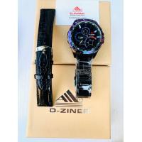 ราคา Watchtime D ziner นาฬิกาข้อมือยี่ห้อแบรนแท้ กันน้ำ100 มีสายหนังและสายเลท สลับสายเปลี่ยนได้ พร้อมกล่องแบรนด์แถมป้ายรับประกัน (13371339561)