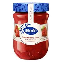 ราคา Hero Strawberry Jam เฮโร่ แยม รสสตรอเบอร์รี่ 340g (467882202)