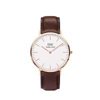 ราคา DW นาฬิกาคู่รักบางเฉียบนาฬิกาควอตซ์ข้อมือกันน้ำธุรกิจชายและหญิงนาฬิกาข้อมือนักเรียน (14297721884)