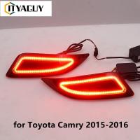 ราคา 2 X เบรครถไฟท้ายบาร์หลังไฟสำหรับโตโยต้า Camry 2015 2016 (17123765704)