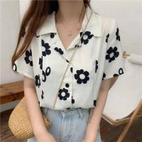 ราคา Myaistyle เสื้อเชิ้ตหญิง เสื้อเบลาส์ เสื้อ ผญ เสื้อ ผญแฟชั่น ลายดอกไม้ หลวม เกาหลี เสื้อไปทะเล 2022ใหม่ 032803 (13479051833)