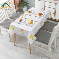 ราคา JUNE ผ้าปูโต๊ะผ้า PVC ผ้าคลุมโต๊ะ ผ้าปูโต๊ะผ้าPVC ทำความสะอาดง่าย ขนาด90 137ซม (21058326632)