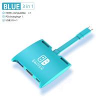 ราคา Switch Dock TV Dock for Nintendo Switch HUB Portable Docking Station USB C to 4K HDMI compatible USB 3 0 Hub for Macbook Pro (18820302224)