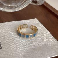 ราคา NOMET แหวนแบบปรับขนาดได้น้ำมันหยดมรกตบุคลิกภาพสำหรับผู้หญิง ผู้ชายเครื่องประดับแหวนสี่เหลี่ยมคริสตัลสีทอง (20658322375)