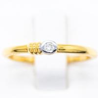 ราคา Happy Jewelry แหวนเพชรของแท้ เม็ดเดี่ยว เพชรแท้เกสร ทองแท้ 9k 37 5 ขายได้ จำนำได้ ME744 (12301584632)