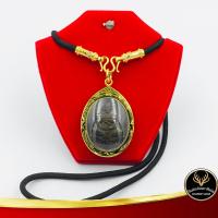 ราคา สร้อยพระ สร้อยเชือกร่มพร้อมพระหลวงพ่อพัฒน์ จ นครสวรรค์ รุ่นอายุยืน เลี่ยมกรอบทอง ปล้องทอง ฝังเพชรแท้CZ คล้องพระ 1 องค์ ชุบทองไมครอน (4774850616)