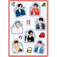 ราคา BTS Sticker สีสวย เคลือบใส ราคาถูก (9958693889)