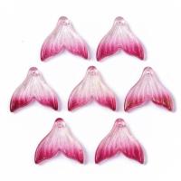 ราคา 10pc Transparent Spray Painted Glass Pendants Mermaid Fishtail Mixed Color 19x19 5x3 5mm Hole 1 2mm (20252794755)