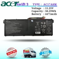 ราคา ส่งฟรี ประกัน 1 ปี Acer แบตเตอรี่ Acer Spin 3 SP314 52 TMX314 51 M Series AC17A8M ของแท้ (18917719673)