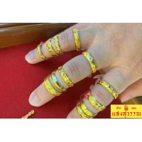 ราคา แหวนทองคำแท้ SSW GOLD แหวนทองครึ่งสลึง แหวนจิกเพชรตัดลาย ทักแชทเลือกลายได้ น้ำหนัก 1 9 กรัม 96 5 (16452772193)