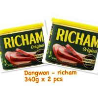 ราคา หมูแฮมกระป๋อง สุดฮิตจากเกาหลี แบรนด์ Dong won richam original korean Ham 340g (18934396098)