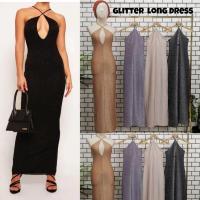 ราคา เดรสสายเดี่ยวคล้องคอ ผ้ากลิตเตอร์ ดีเทลผ่าแหวกอกสายฝอห้ามพลาด ป้ายMadeben (17715126651)