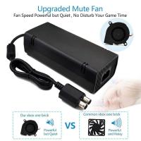 ราคา สำหรับ Xbox 360อะแดปเตอร์ AC ขนาดบาง Power Supply แหล่งจ่ายไฟ135W เครื่องชาร์จอุปกรณ์สายไฟสำหรับ Xbox 360 Slim คอนโซล100 120V Black US Plug (851780122)