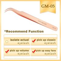 ราคา GEVIMAZE แหนบทองคำสีกุหลาบขนตาแหนบความแม่นยำสูง Peralatan Rias กันแหนบแบบคงตัวแบบคลาสสิกระดับมืออาชีพ (20582462980)