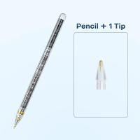 ราคา Asometech ปากกาสัมผัสแบบไล่ระดับสีใสสำหรับ Apple pencil 2 iPad iPad iPad Air Pro 11 12 9 MINI 6ปากกาสไตลัสที่ชาร์จไร้สาย (21170990051)