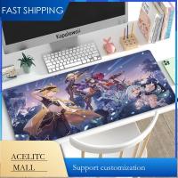 ราคา 460Genshin Impact Mousepad Large Gamer Mouse Pad Laptop Keyboard Mousemats Notebook Office Carpets Rubber Waterproof Mousepads XXL163 (20627122172)
