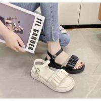 ราคา yeong yeou รองเท้าแตะพื้นสุขภาพแบบสวมส้นขนมปังรัดข้อ รหัส yy663 (19261021504)