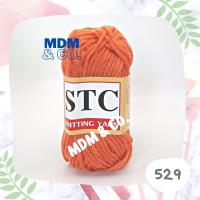 ราคา ไหมพรมเส้นใหญ่ สีล้วน ตรา STC ขนาดเส้น 3 มิล สีสวยน่ารักมากๆ ถักง่าย (18882979128)
